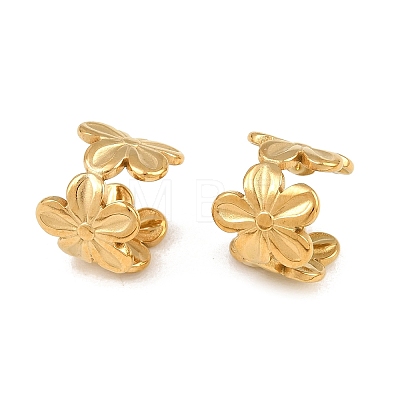 304 Stainless Steel Cuff Earrings for Women SA-CBA9061-03G-1