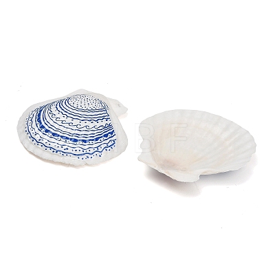 Printed Natural Shell Big Pendants SH-CBA93AD-19H-1