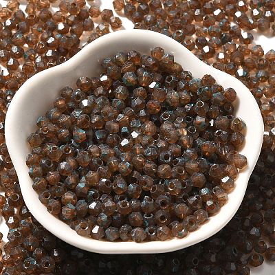 Baking Paint Glass Seed Beads SEED-A032-02A-18-1