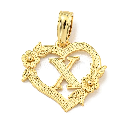 Heart Brass Pendants KK-I714-04G-X-1