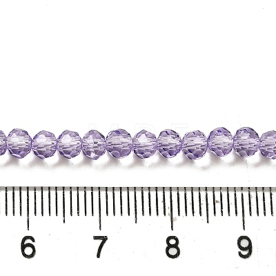 Transparent Baking Paint Glass Beads Strands DGLA-A034-T4mm-D03-1