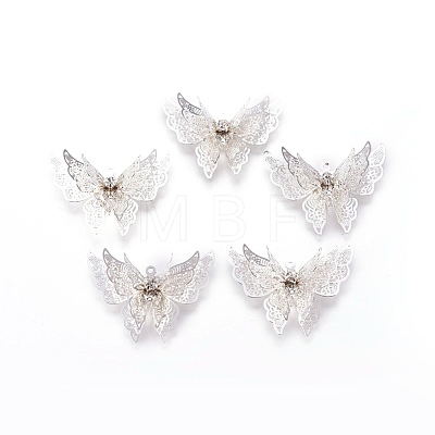Brass Pendants KK-WH0032-01S-1