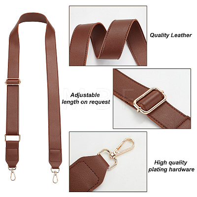 Imitation Leather Adjustable Wide Bag Handles FIND-WH0126-323A-1