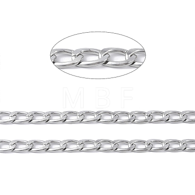 Oval Oxidation Aluminum Curb Chains CHA-K003-08P-1