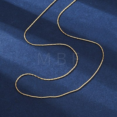 Long-Lasting Plated Brass Boston Link Chain Necklaces X-NJEW-K112-08G-NF-1