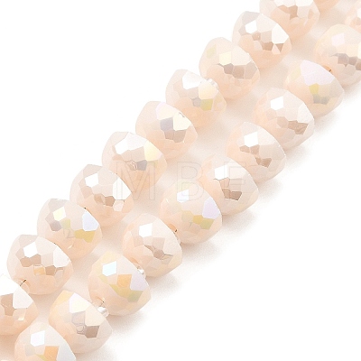 AB Color Plate Glass Beads Strands EGLA-P051-02A-B01-1