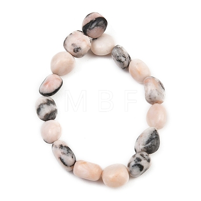 Natural Pink Zebra Jasper Beads Strands GG-CBA787B-A06-1