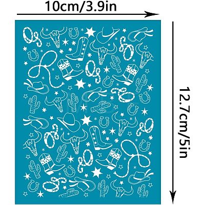 Silk Screen Printing Stencil DIY-WH0341-186-1