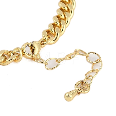 Rack Plating Brass Bracelets with Cubic Zirconia for Women BJEW-D047-01G-02-1