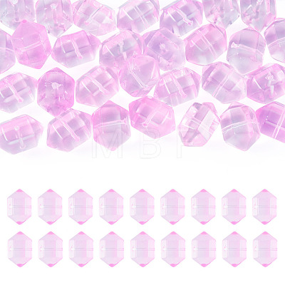 30Pcs Transparent Handmade Lampwork Beads LAMP-TADJ0001-12F-1
