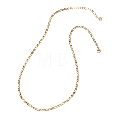 3MM 304 Stainless Steel Figaro Chains Necklaces NJEW-JN05830-1