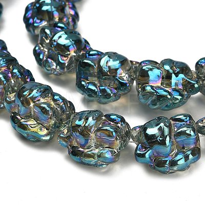Electroplate Glass Bead Strands EGLA-H110-01HR-01-1