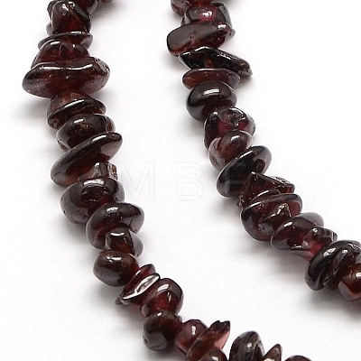 Natural Garnet Beads Strands G-P035-14-1
