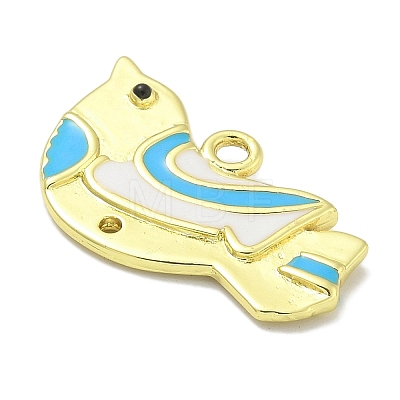 Rack Plating Brass Enamel Pendants KK-L224-060G-02-1