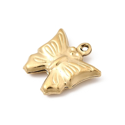 304 Stainless Steel Pendants STAS-G389-02G-08-1