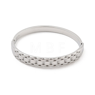 304 Stainless Steel Bangles for Women BJEW-G693-08P-1