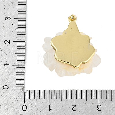 Rack Plating Brass Pendants KK-C082-15G-02-1