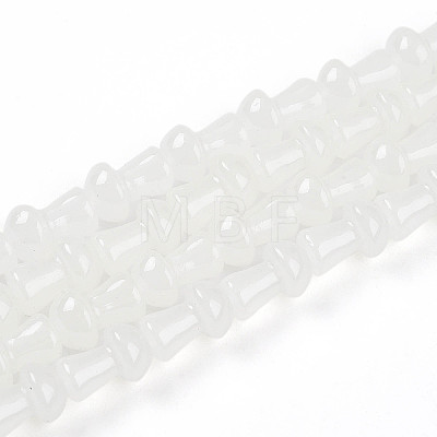Baking Paint Glass Beads Strands DGLA-N007-01A-1