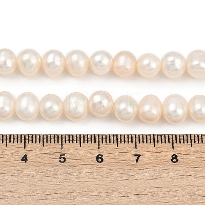 Natural Cultured Freshwater Pearl Beads Strands PEAR-I007-07X-13A-1