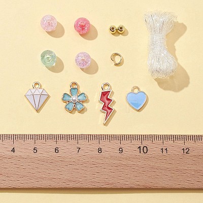 DIY Candy Color Bracelet Making Kit DIY-FS0002-98-1