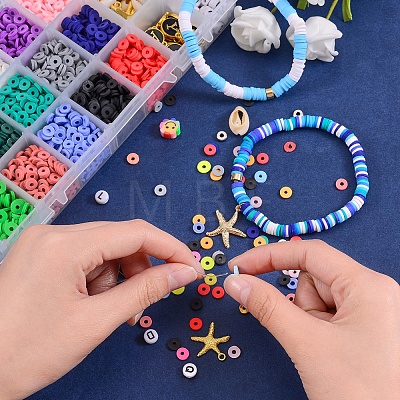 26 Styles Handmade Polymer Clay Beads CLAY-SZ0001-65-1