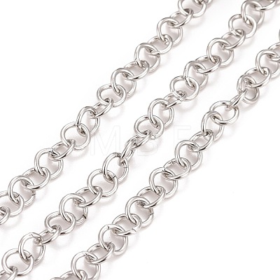 Tarnish Resistant 304 Stainless Steel Rolo Chains CHS-F011-08C-P-1