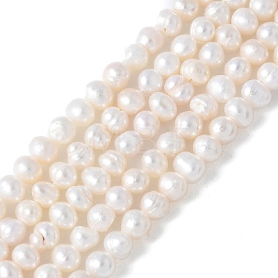 Natural Cultured Freshwater Pearl Beads Strands PEAR-I007-07N-05A-1