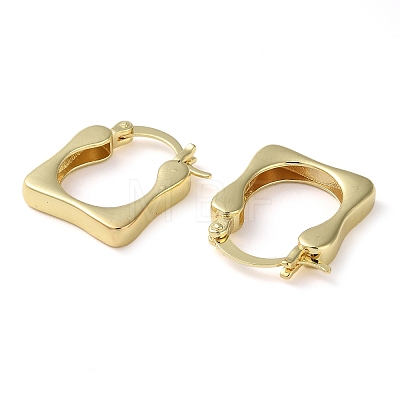 Rack Plating Brass Hoop Earrings EJEW-K249-08G-1