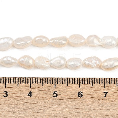 Natural Cultured Freshwater Pearl Beads Strands PEAR-P064-20H-02C-1