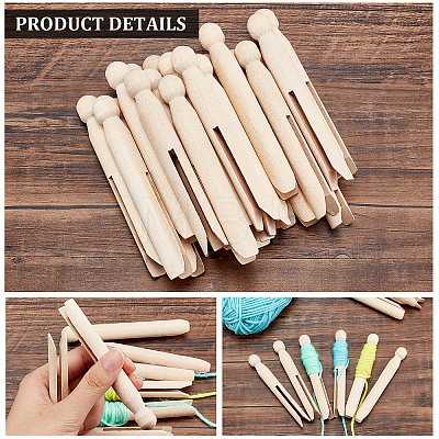 Wooden Embroidery Floss Organizers AJEW-WH0258-288-1