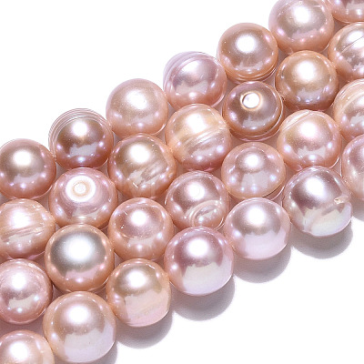 Natural Cultured Freshwater Pearl Beads Strands PEAR-N013-09B-1