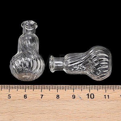 Transparent Glass Beads Containers GLAA-G123-06-1