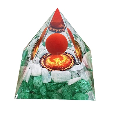 Orgonite Pyramid Resin Energy Generators PW-WG03E09-01-1