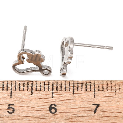 304 Stainless Steel Stud Earring Findings SA-CBA4E98-01D-P-1