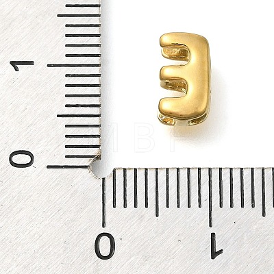 Ion Plating(IP) 304 Stainless Steel Slide Charms STAS-B075-37G-E-1