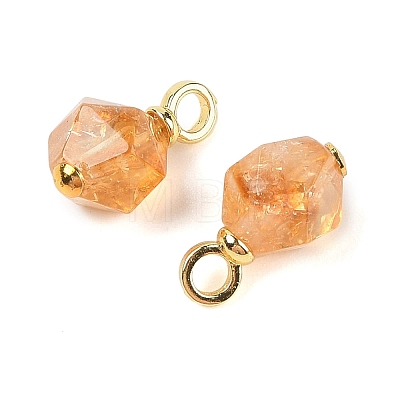 Natural Citrine Pendants G-C148-01A-G-1