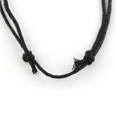Waxed Cotton Cord Necklace Making X-NJEW-R186-03-1