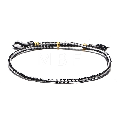 Cotton Cord Braided Adjustable Bracelets PW-WG12604-06-1