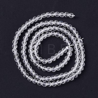 Transparent Glass Beads Strands X-GLAA-C019-01B-06-1