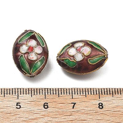 Handmade Cloisonne Beads CLB-Q002-08B-1