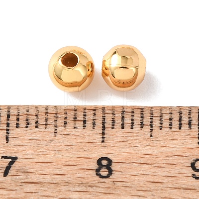 Brass Beads KK-C157-01C-G-1