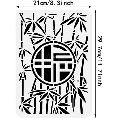 Plastic Drawing Painting Stencils Templates DIY-WH0396-0137-1