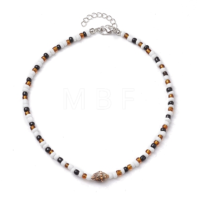 Natural Shell Necklaces for Women NJEW-JN04803-1