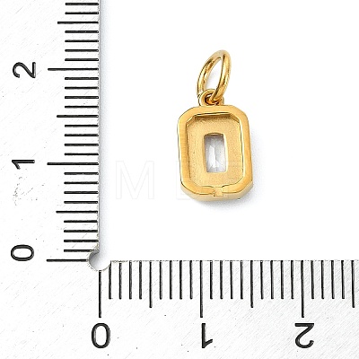 304 Stainless Steel Rhinestone Pendants STAS-A145-04E-G-1