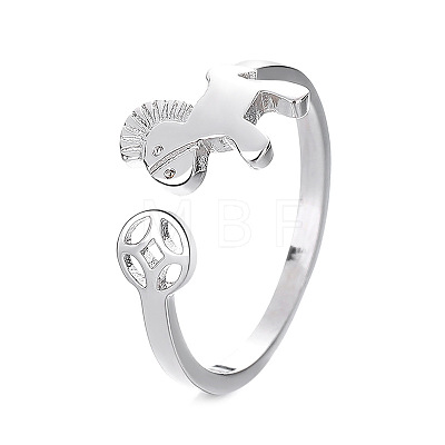 Brass Cuff Open Rings for Women WGDB5DF-01-1