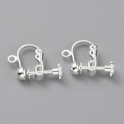 Brass Clip-on Earring Findings KK-Z007-21-1