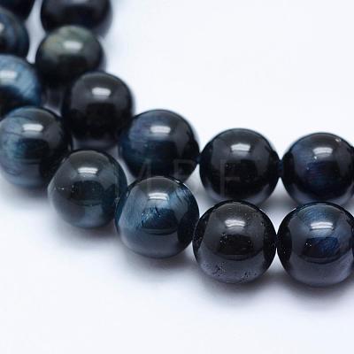 Natural Tiger Eye Beads Strands G-K203-85-6mm-1