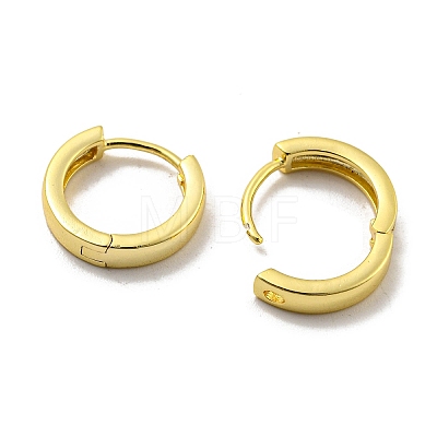 Brass Hoop Earrings EJEW-L211-08A-G-1