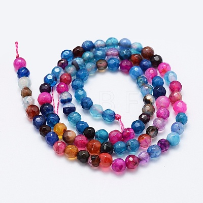 Natural Agate Beads Strands X-G-E469-12G-1