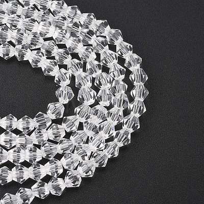 Imitate Austrian Crystal Bicone Glass Beads Strands X1-GLAA-F029-4x4mm-13-1